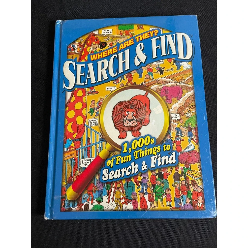 Where Are They? Search & Find 1000s of Fun Things Kidsbooks Tony Tallarico Book